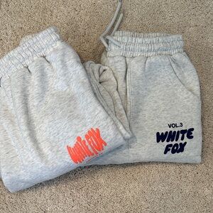 White Fox Boutique Gray Sweatpants